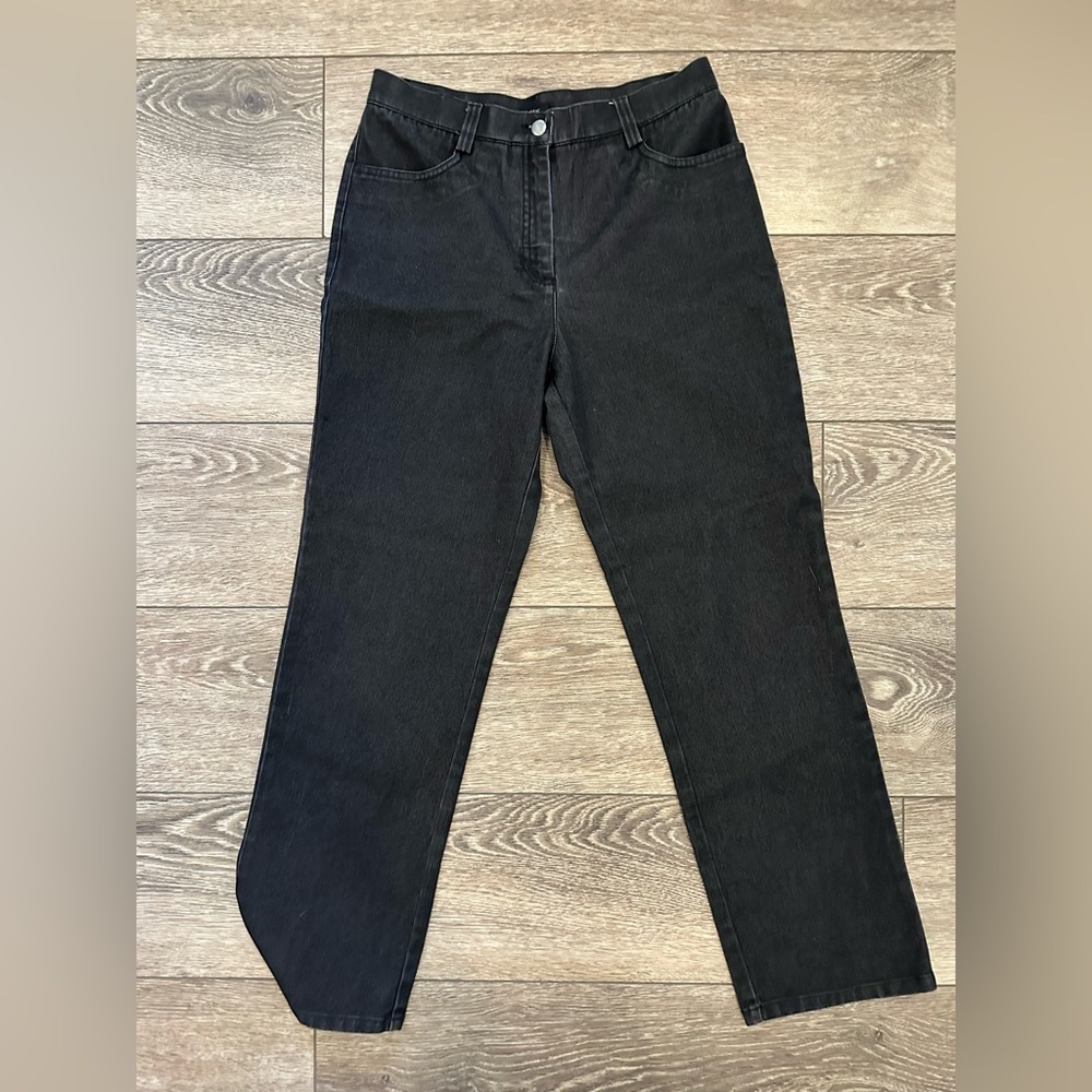 Haggar Petite Vintage Black Jeans Denim SZ 8